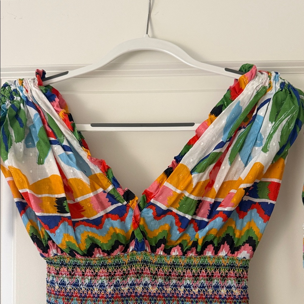 Colorful FARM Rio women’s tropical Patterned Dress size XS - Picture 2 of 10
